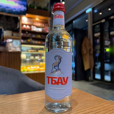 Вода минеральная газированная Тбау в Ками cafe club по цене 108 ₽