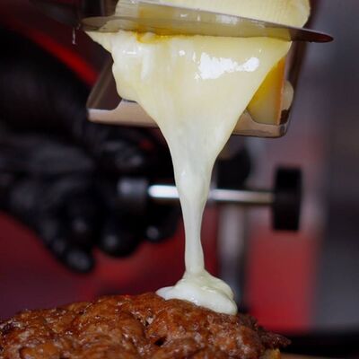 *Бургер месяца Раклет в Jam burgers and breakfast по цене 1315 ₽