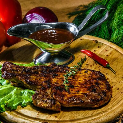 Шашлык из cвинoй корейки в Бахор по цене 600 ₽