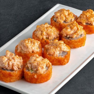Брутальный ролл Пламя в CRAZY SUSHI по цене 699 ₽