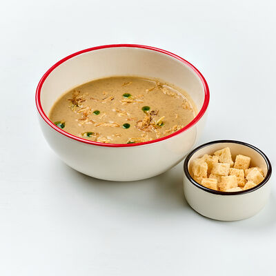 Крем-суп из шампиньонов в 7:35 Заря & KitaEast по цене 290 ₽