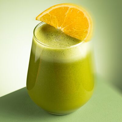 Апельсиновая матча Green (горячая) в Baggins Coffee по цене 365 ₽