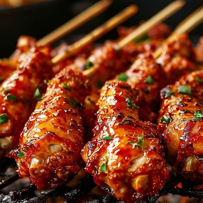 Шашлык из куриных крыльевв РАКИДОНА по цене 270 ₽