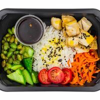 Поке боул с индейкой, овощами и рисомв За обе щёки