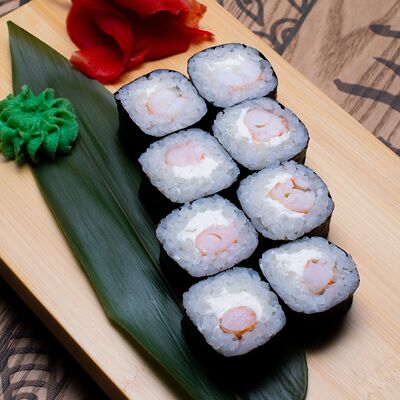 Ролл с креветкой и сыром в Бань бао по цене 429 ₽