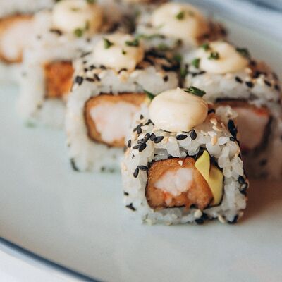 Тигровая креветка в кляре, айоли косе в Sava по цене 790 ₽