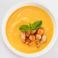 Суп-пюре с куриным филе в БамБуши