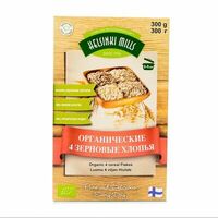 Хлопья 4 вида зерновых органические Helsinki Mills Финляндия в Азбука Вкуса Экспресс Меню