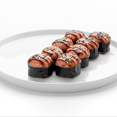 Теплый ролл Унаги хот Медиум в Маяк дзиро по цене 949 ₽