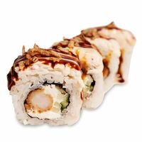 Холодный ролл Краб, креветка темпура, ореховая заправка в Jojo