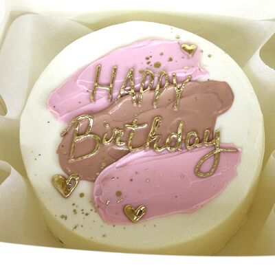 Бенто-торт с мазками и золотом в Кондитерский дом Медовый по цене 1870 ₽