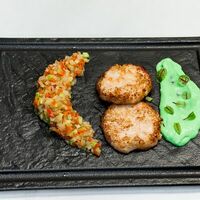 Котлеты царские из мяса краба, креветок, семги в Бо-Бо