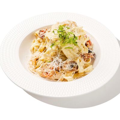 Паста с курицей и грибами в Песто Тесто по цене 670 ₽