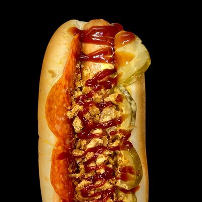 Пеперони-дог в Кухня на углях по цене 380 ₽