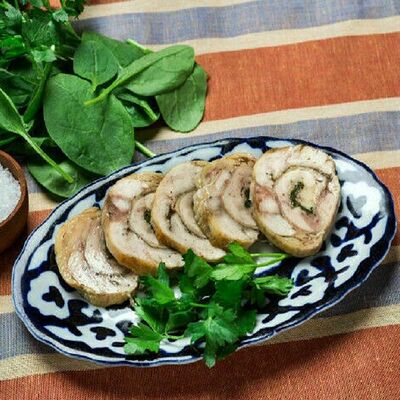 Куриный рулет в Баклажан в ТЦ 