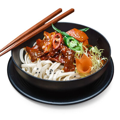 Сокоги Покым Мён в Дом куксу korean noodles&bbq по цене 1200 ₽