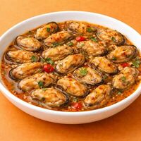 Мясо мидий в соусе том ям в Невская пицца