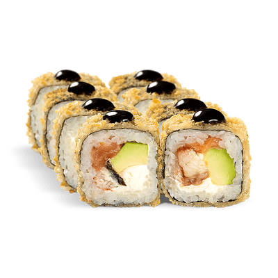 Ролл Филадельфия темпура (панко) в Автоcуши Автопицца по цене 700 ₽