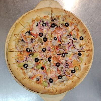 Пицца Овощная с грибамив ЯКУДЗА суши пицца по цене 700 ₽