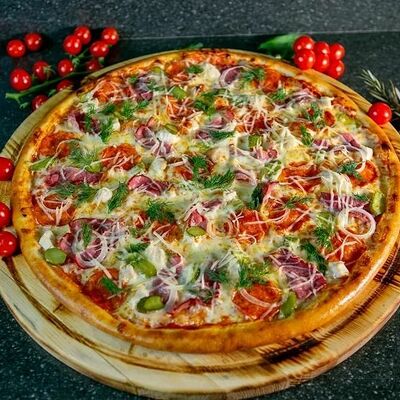 Пицца делюкс в Pizza-grand по цене 920 ₽