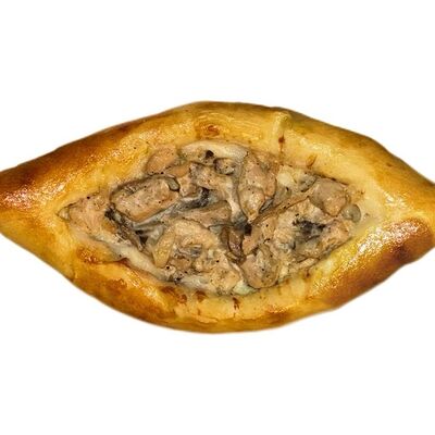 Лодочка с курицей и грибами в Лаваш и мясо по цене 280 ₽