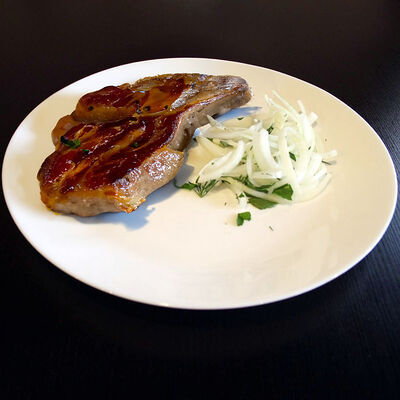 Шашлык из бараньего антрекота в Наш дворик по цене 1550 ₽