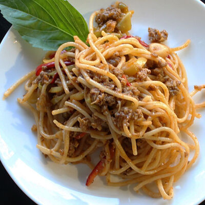 Спагетти в Джон Вкусный по цене 23000 ₽