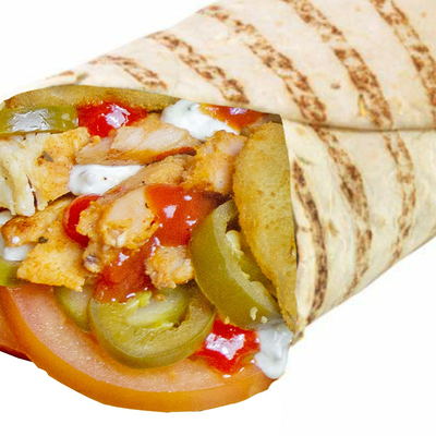 Биг спайси-шаверма в Три соуса по цене 469 ₽