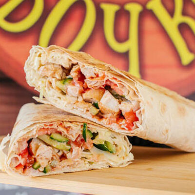 Шаурма острая в Вкусная бочка по цене 399 ₽