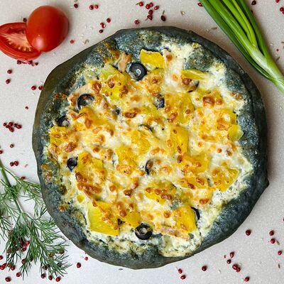 №3 Пицца Гавайская классическая в Батон и булка по цене 714 ₽