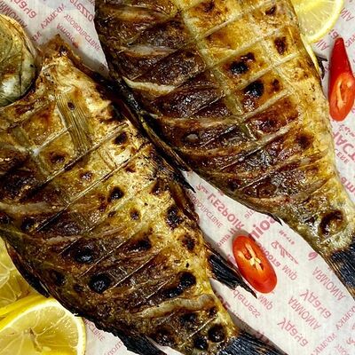 Рыба Карп, жаренный на сковородев Настроение вкуса по цене 925 ₽