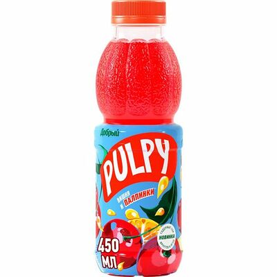 Добрый Pulpy Вишня 0.45л в Малевич по цене 165 ₽