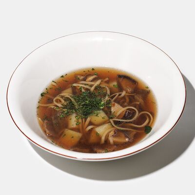 Суп с белыми грибами и шиитаке в Эхо по цене 850 ₽