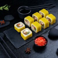 Жареный ролл Цезарь в Суши даром