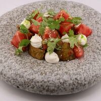 Хрустящие баклажаны с сырным кремом в Melty