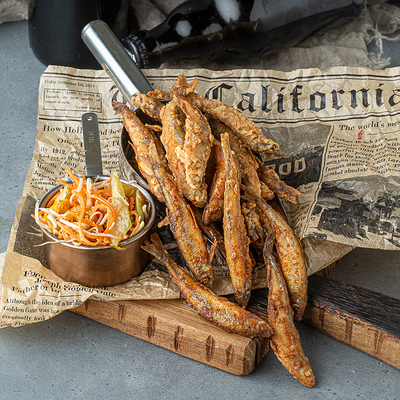 Корюшка жареная в Изи Паб по цене 595 ₽