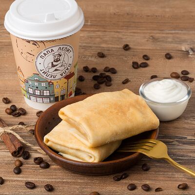 Блины с ветчиной и сыромв Папа лепит по цене 280 ₽