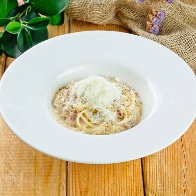 Спагетти Карбонара в Белый Аист по цене 570 ₽