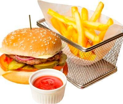 Чизбургер сет в Суши Ё Пицца по цене 440 ₽