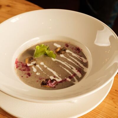 Крем-суп из шампиньонов в FABRIKA по цене 450 ₽