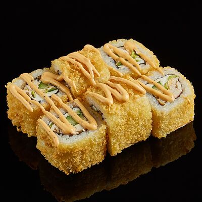 Роллы жареные ЦезарьGrill в Crazy Brothers по цене 590 ₽