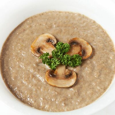 Крем-суп из шампиньонов в Фитнес меню по цене 430 ₽