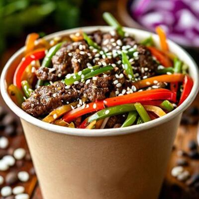 Удон с говядиной в ПиЦЦунда Море начинки по цене 490 ₽