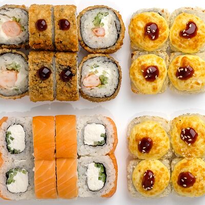 Сет Трио в Филка роллы по цене 1422 ₽