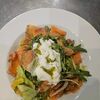 Салат с форелью и страчателлой в Fratelli Pizza по цене 755