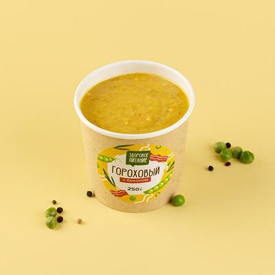 Крем-суп Гороховый с беконом в Люди Любят по цене 188 ₽