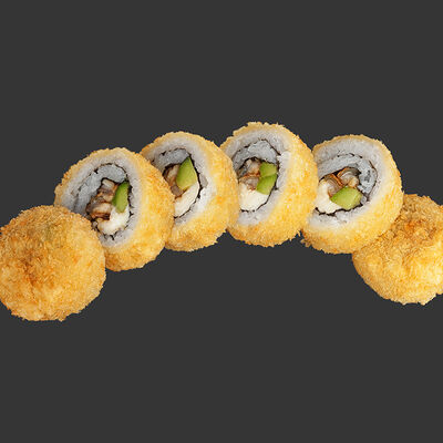 Горячий ролл Унаги фурай маки в Рыбарис по цене 655 ₽