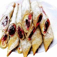 Блинчики с Маскарпоне и вишней по рецепту Европы в Европа