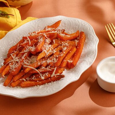 Батат фри с трюфельной сметаной в Маймун по цене 650 ₽