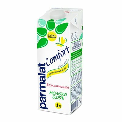 Молоко безлактозное Parmalat Comfort 0,05% ультрапастеризованное в Азбука Вкуса Экспресс Меню по цене 112 ₽